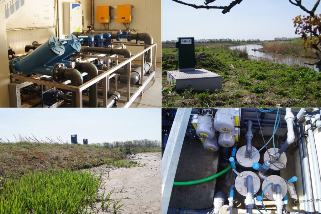 FIGURE 2: IMPRESSION OF THE ASR WELL FIELD IN AN ECOLOGICAL CORRIDOR IN THE GREENHOUSE AREA