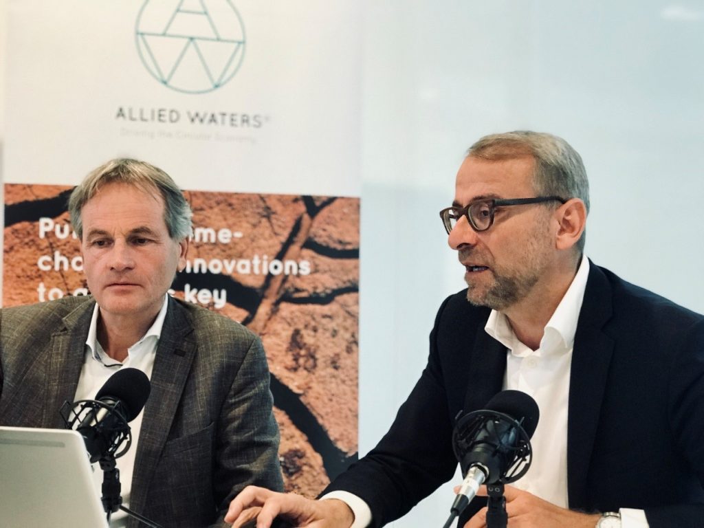 Jos Boere (Allied Waters, left) Stephan Corvers (Corvers Procurement, right)